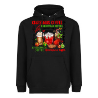 Black Christmas coffee Heavyweight Hoodie - MaliasSmallBusiness