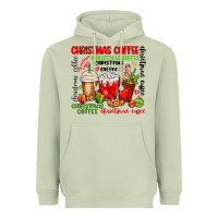 Matcha Christmas coffee Heavyweight Hoodie - MaliasSmallBusiness