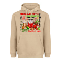 Mushroom Christmas coffee Heavyweight Hoodie - MaliasSmallBusiness