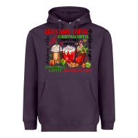 Plum Christmas coffee Heavyweight Hoodie - MaliasSmallBusiness