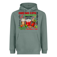 Sage Christmas coffee Heavyweight Hoodie - MaliasSmallBusiness
