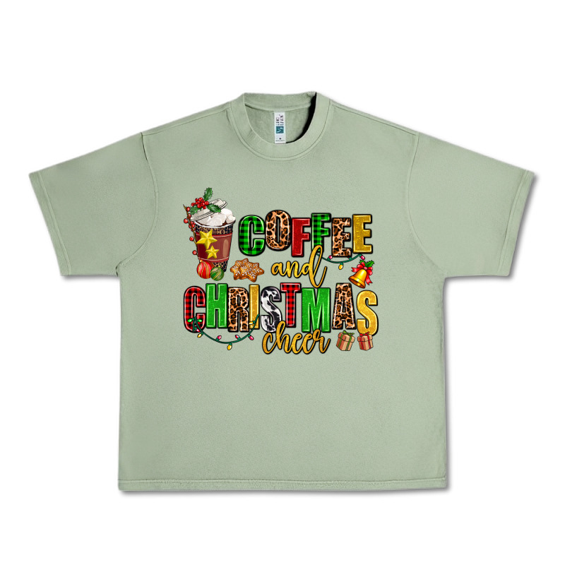 Coffee And Christmas Cheer Urban Heavy Tee by AdoDesignShop | Teevron