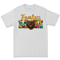 Dove Grey fearless mom bear Premium Tee - BarkalooDesign