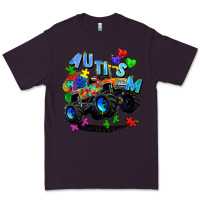 Plum monster truck autism Premium Tee - Zillion Design Studio