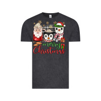 Vintage Black merry Christmas coffee Vintage Tee - JahusDesignShop
