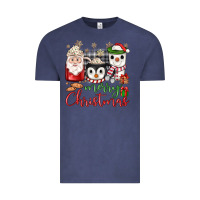 Vintage Denim merry Christmas coffee Vintage Tee - JahusDesignShop