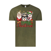 Vintage Olive merry Christmas coffee Vintage Tee - JahusDesignShop