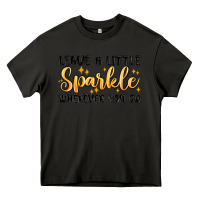 Asphalt leave a little sparkle wherever you go Heavy Core Tee - MaliasSmallBusiness
