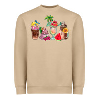 Mushroom summer coffee cups Heavyweight Sweatshirt - AdoDesignShop