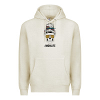 Oatmeal Heather Western Glitter Aztec Patterned Mom Skull Premium Hoodie - Bettercallsaul