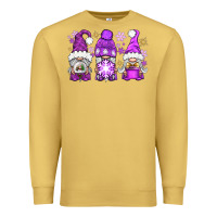 Antique Gold Purple Winter Gnomies Premium Sweatshirt - BundleAndBundleShop