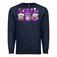 Navy Purple Winter Gnomies Premium Sweatshirt - BundleAndBundleShop