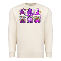 Sandshell Purple Winter Gnomies Premium Sweatshirt - BundleAndBundleShop