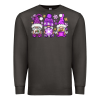 Smoke Purple Winter Gnomies Premium Sweatshirt - BundleAndBundleShop