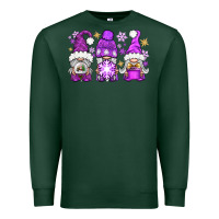 Sports Green Purple Winter Gnomies Premium Sweatshirt - BundleAndBundleShop