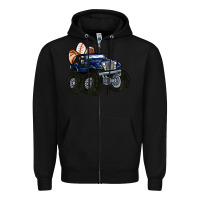 Black easter sports Zipper Hoodie - MaliasSmallBusiness