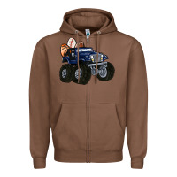 Chestnut easter sports Zipper Hoodie - MaliasSmallBusiness