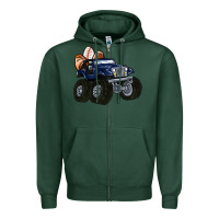 Sports Green easter sports Zipper Hoodie - MaliasSmallBusiness