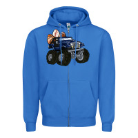True Royal easter sports Zipper Hoodie - MaliasSmallBusiness