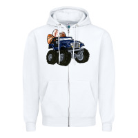 White easter sports Zipper Hoodie - MaliasSmallBusiness
