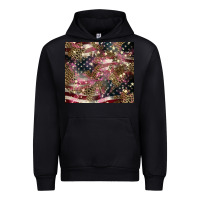 Black American flag leopard pinktumbler Urban Hoodie - HowdyJamesFarm
