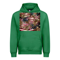 Emerald American flag leopard pinktumbler Urban Hoodie - HowdyJamesFarm