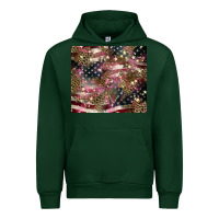 Forest Green American flag leopard pinktumbler Urban Hoodie - HowdyJamesFarm