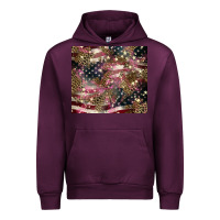 Mauve Wine American flag leopard pinktumbler Urban Hoodie - HowdyJamesFarm