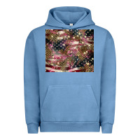 Pigment Pebble Blue American flag leopard pinktumbler Urban Hoodie - HowdyJamesFarm