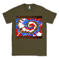 Army Green usa tie dye Classic Tee - AdoDesignShop