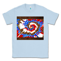 Dusty Blue usa tie dye Classic Tee - AdoDesignShop