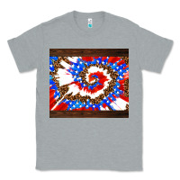Heather Grey usa tie dye Classic Tee - AdoDesignShop