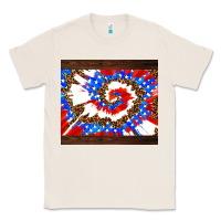 Natural usa tie dye Classic Tee - AdoDesignShop