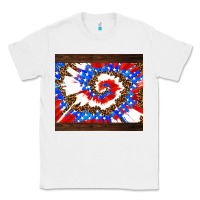 White usa tie dye Classic Tee - AdoDesignShop