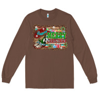Chestnut merry christmas western boots Long Sleeve Tee - AdoDesignShop