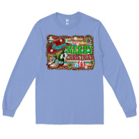 Colony Blue merry christmas western boots Long Sleeve Tee - AdoDesignShop