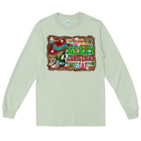 Matcha merry christmas western boots Long Sleeve Tee - AdoDesignShop