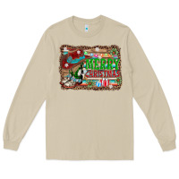 Mushroom merry christmas western boots Long Sleeve Tee - AdoDesignShop