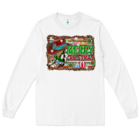 White merry christmas western boots Long Sleeve Tee - AdoDesignShop