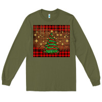Army Green Christmas trees Long Sleeve Tee - AdoDesignShop