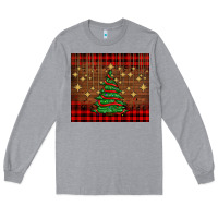 Heather Grey Christmas trees Long Sleeve Tee - AdoDesignShop