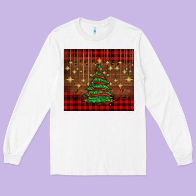 Christmas Trees Long Sleeve Tee Designed By Adodesignshop