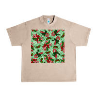 French Oak christmas candy cane seamless pattern Urban Heavy Tee - BundleAndBundleShop