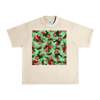 Sandshell christmas candy cane seamless pattern Urban Heavy Tee - BundleAndBundleShop