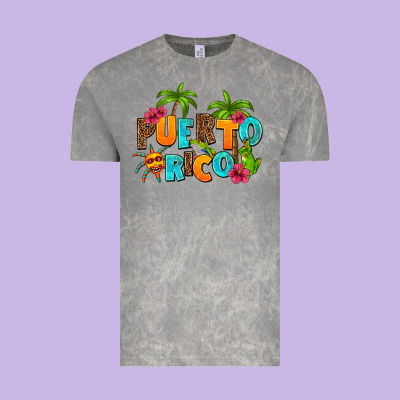 Puerto Rico Vintage Tee Designed By Adodesignshop