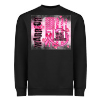 Black breast cancer Heavyweight Sweatshirt - JahusDesignShop