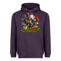 Plum Christmas soldier veteran boots Heavyweight Hoodie - MaliasSmallBusiness