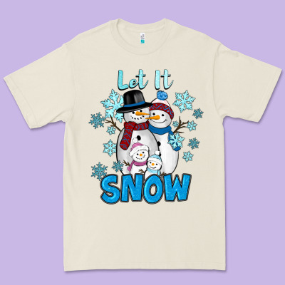 Let It Snow Premium Tee Designed By Ranaportraitstore