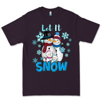 Plum Let It Snow Premium Tee - RanaPortraitStore