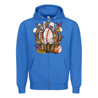 True Royal easter basket sports Zipper Hoodie - MaliasSmallBusiness